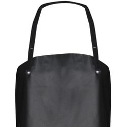 Davantals negres de PVC amb protecció química