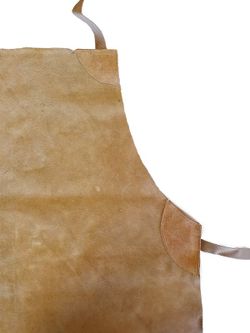 Tablier et leggings en croûte de cuir