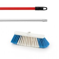 Balai Celinda + manche métallique rouge 140cm