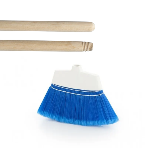 Escoba de fibras gruesas Mimosa + mango de madera 135 cm