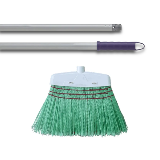 Balai fibre Mill-Plast + manche métal Alu-Pro 140 ou 150cm