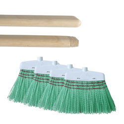 Balai Mill-Plast fibre + manche bois 140cm