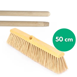 Escoba Proex 50 cm + mango de madera 120 cm