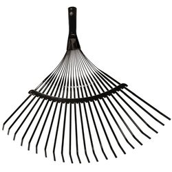 [4u] Balai râteau en acier 22 dents (avec/sans manche)