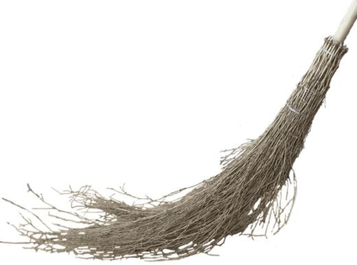 [5 u] Vassouras de bambu para interior e exterior