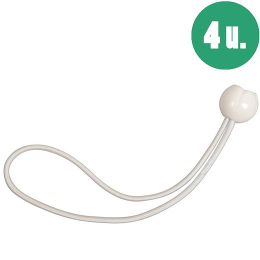 Fijaciones flexibles para toldos y lonas - 4u