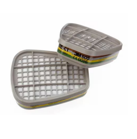 Filtros 3M 6059 para vapores, ácidos y amoníaco