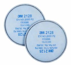 Filtros Respiratórios 3M 2128 - Gases, Vapores e Partículas