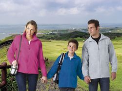 Folre polar de colors amb cremallera