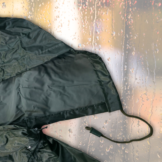 Gabardinas impermeables azules o verdes de PVC