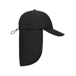 Gorra de 6 paneles con protector de nuca extra largo