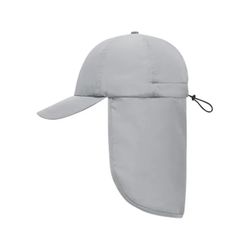Gorra de 6 paneles con protector de nuca extra largo
