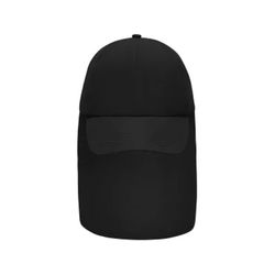 Gorra de 6 paneles con protector de nuca extra largo