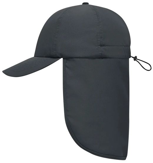 Gorra de 6 paneles con protector de nuca extra largo