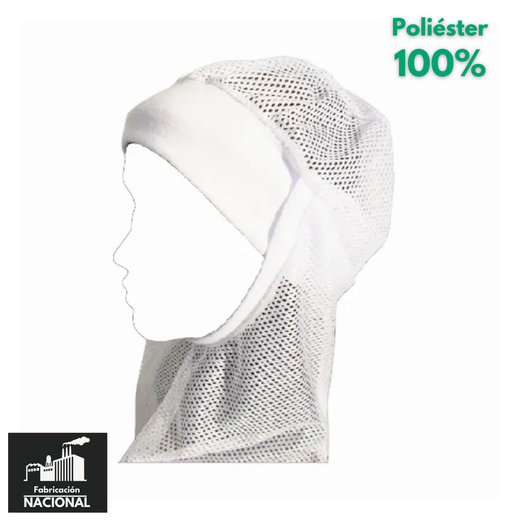 Davantal acril-nitril + gorra industrial amb reixeta