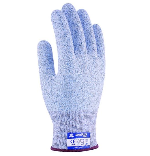 [12 pares] Guante de fibra de vidrio anticorte 3L