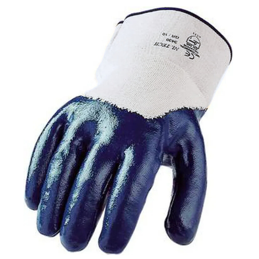 [12 parells] Guant nitril pesat recobriment palmell i dits amb maniguet