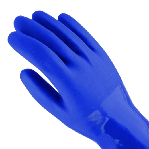 [12 parells] Guants 3L PVC blaus sobre cotó