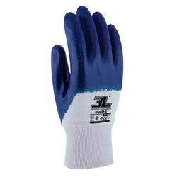 [12 parells] Guants 3L de nitril blau lleuger
