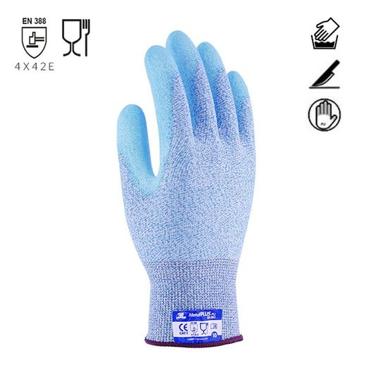 12 pares - luvas anti-corte revestidas com PU