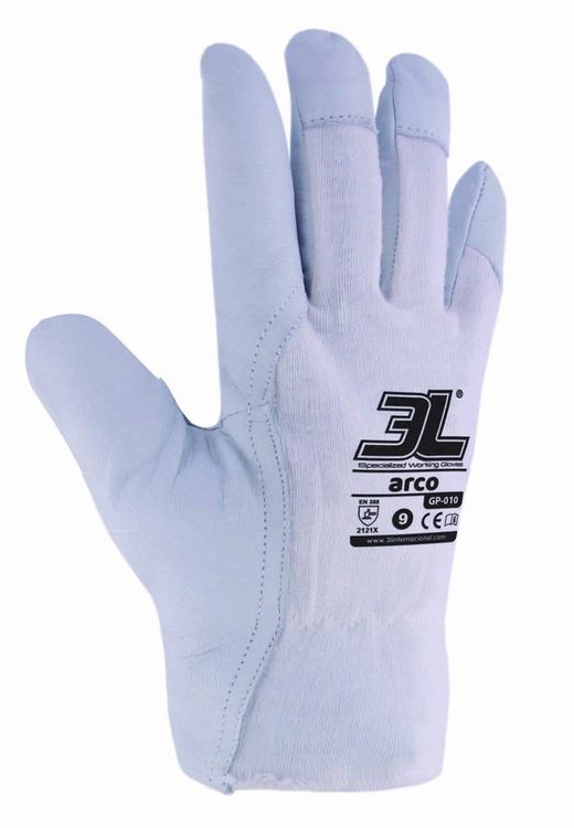 Luvas de pelica interlock respiráveis