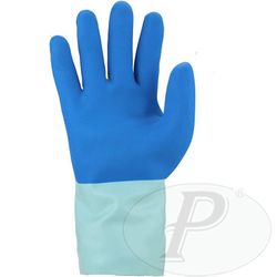 Guants de làtex de protecció química bicolor