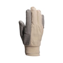 1 pair - Gants en toile à pois noirs en PVC