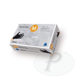 Guants de nitril 6.0 negres d'un sol ús - 1000u