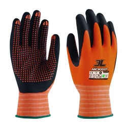 Gants en nitrile adhérents sans couture