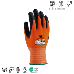 Gants en nitrile adhérents sans couture