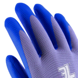 Luvas de nitrilo azul sem costura 3L