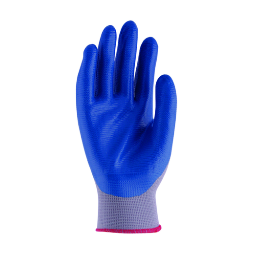 Luvas de nitrilo azul sem costura 3L