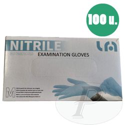 Guantes de nitrilo azules desechables 5.0 g - 100u