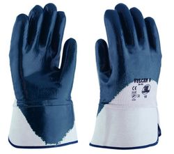 Gants en nitrile avec manchette de sécurité