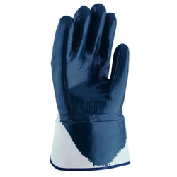 Gants en nitrile avec manchette de sécurité