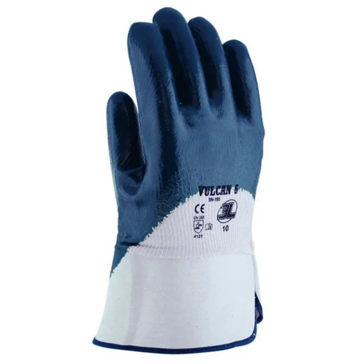 Gants en nitrile avec manchette de sécurité