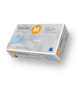 100u - Guants de nitril d'un sol ús 3,5g sense pols