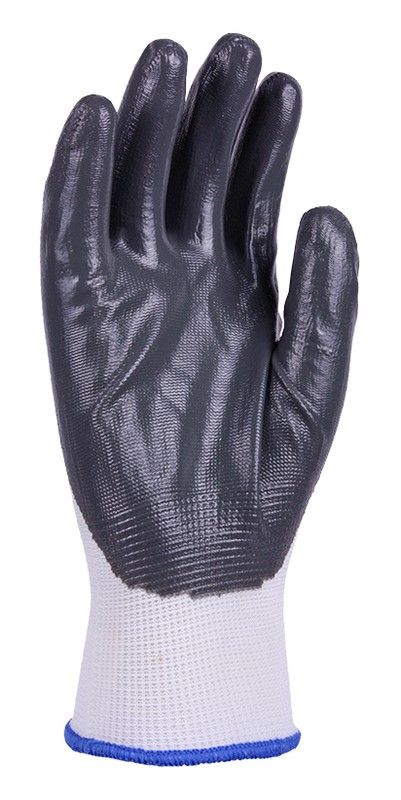 Gants en nitrile gris super légers sans coutures