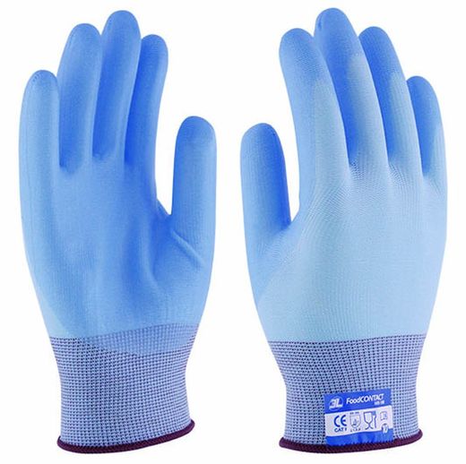 [12 pares] Guantes de nylon para manipular alimentos
