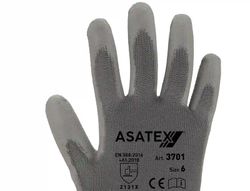 [12 parells] Guants de niló i poliuretà gris