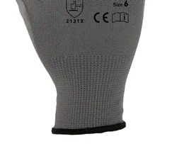 [12 parells] Guants de niló i poliuretà gris