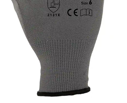 [12 parells] Guants de niló i poliuretà gris