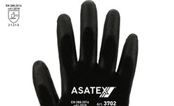 [12 parells] Guants de niló i poliuretà negre