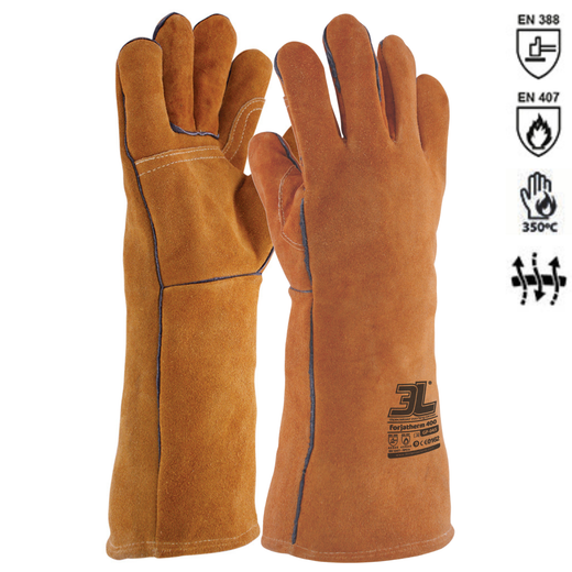 [1 par] Luvas de couro Forjatherm 400