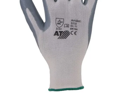 Guants de polièster recobert de nitril - 1u