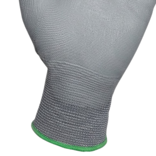 Luvas de poliuretano nylon 502B com costas abertas