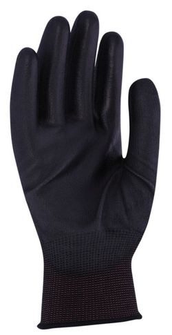 [12 pares] Guantes de poliuretano nylon negros 3L