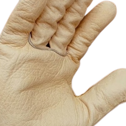 [12 parells] Guants de protecció pell flor beige