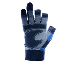 2 pares - Guantes de seguridad sin dedos y refuerzo en palma