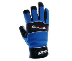 2 pares - Guantes de seguridad sin dedos y refuerzo en palma